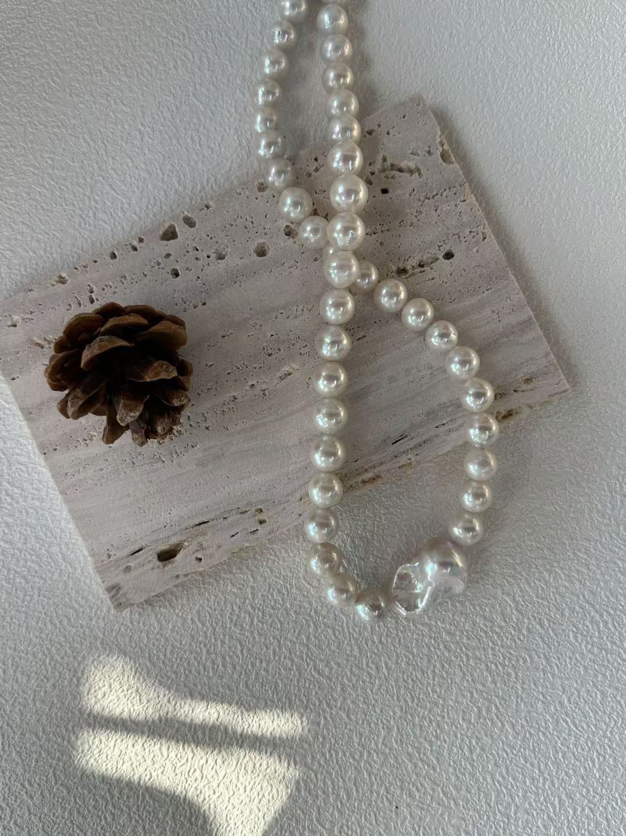 Full Edison Baroque Pearl Necklace