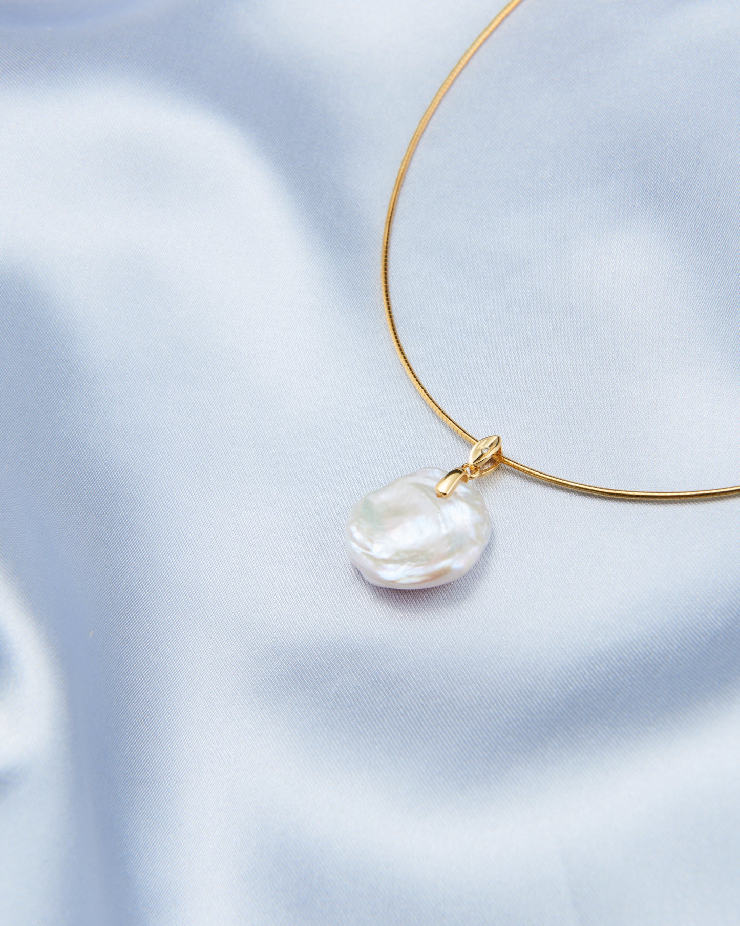 Round Baroque Pearl Necklace