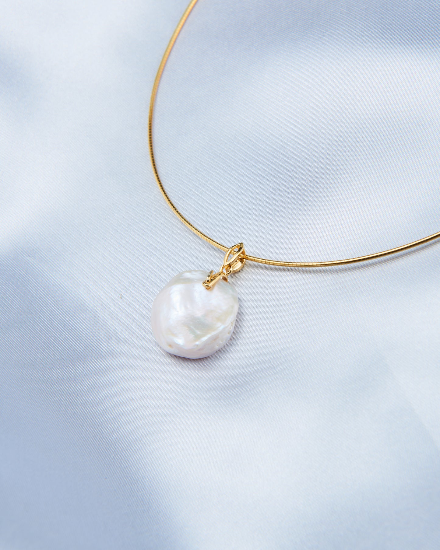 Round Baroque Pearl Necklace