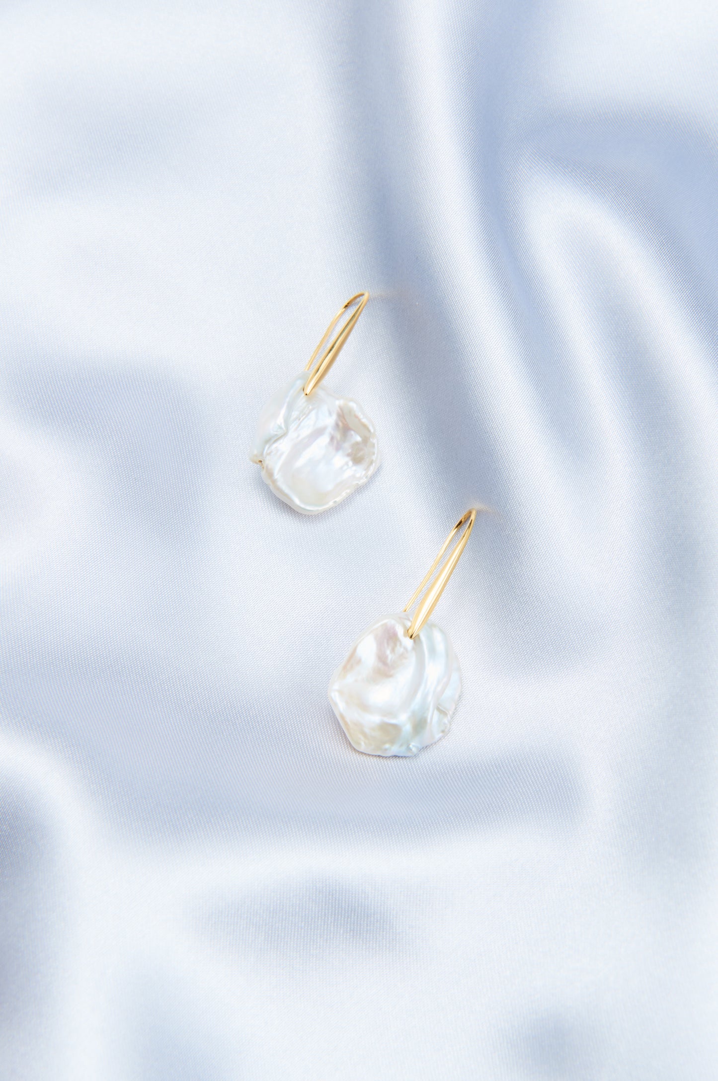Long Petal Baroque Pearl Earring