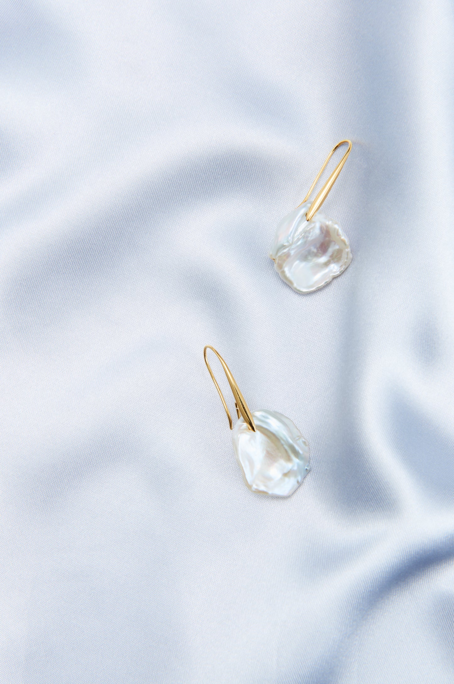 Long Petal Baroque Pearl Earring