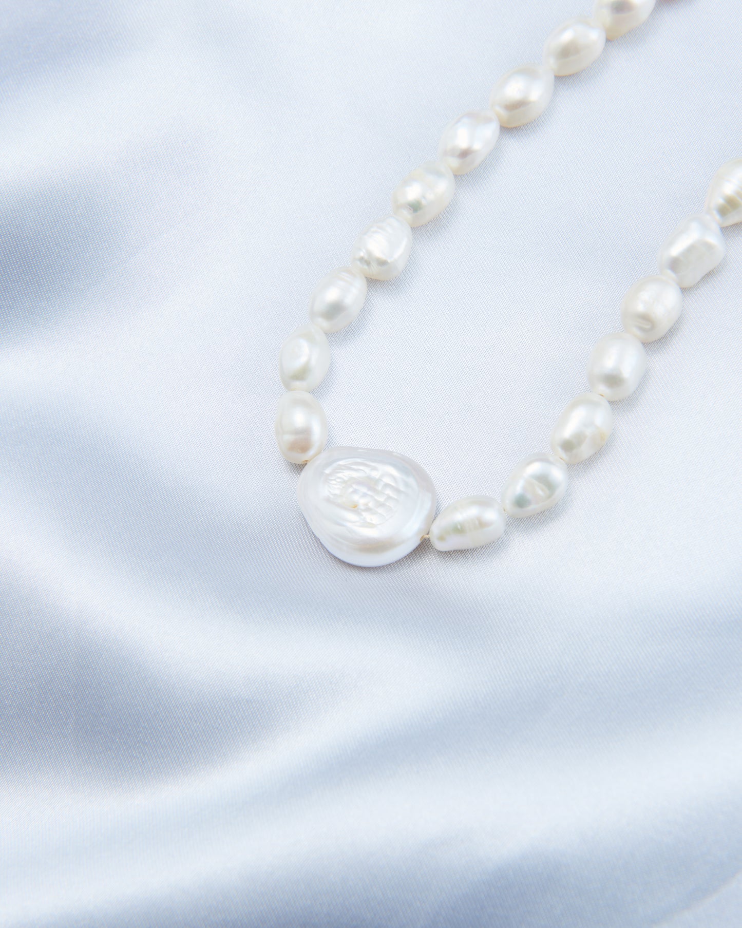 Full Roman holiday Baroque Pearl Necklace