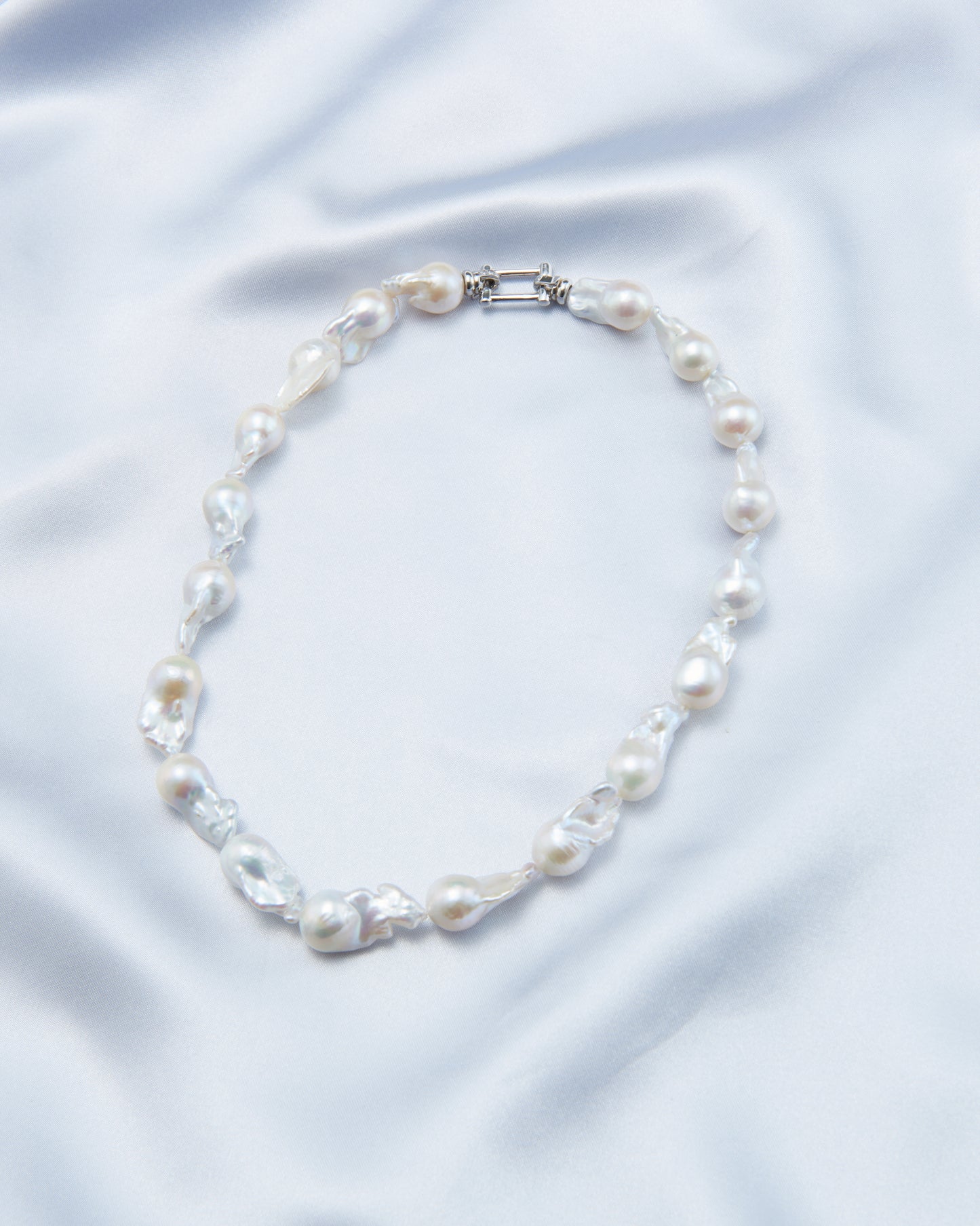 Large Baroque Pearl Necklace