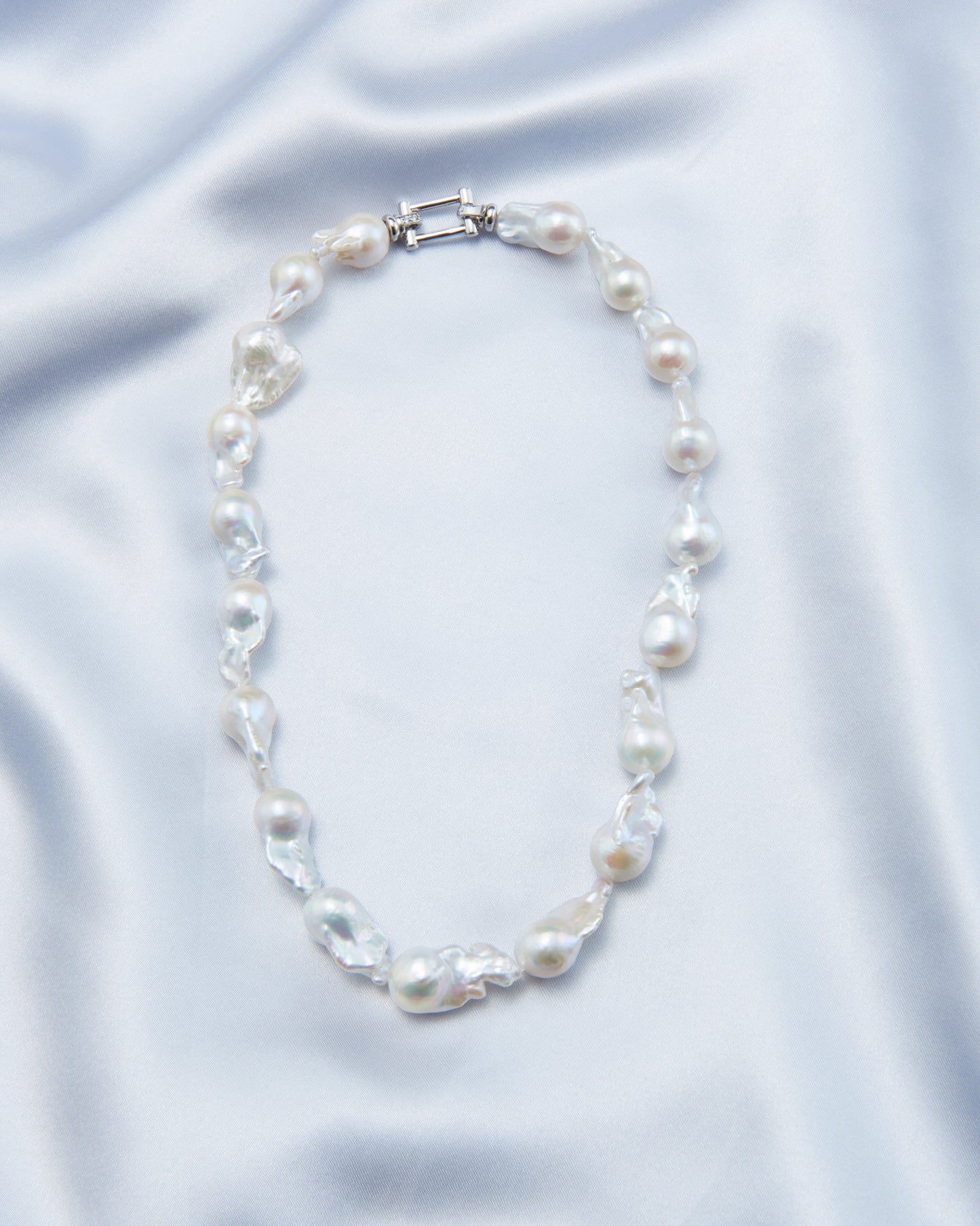 Large Baroque Pearl Necklace