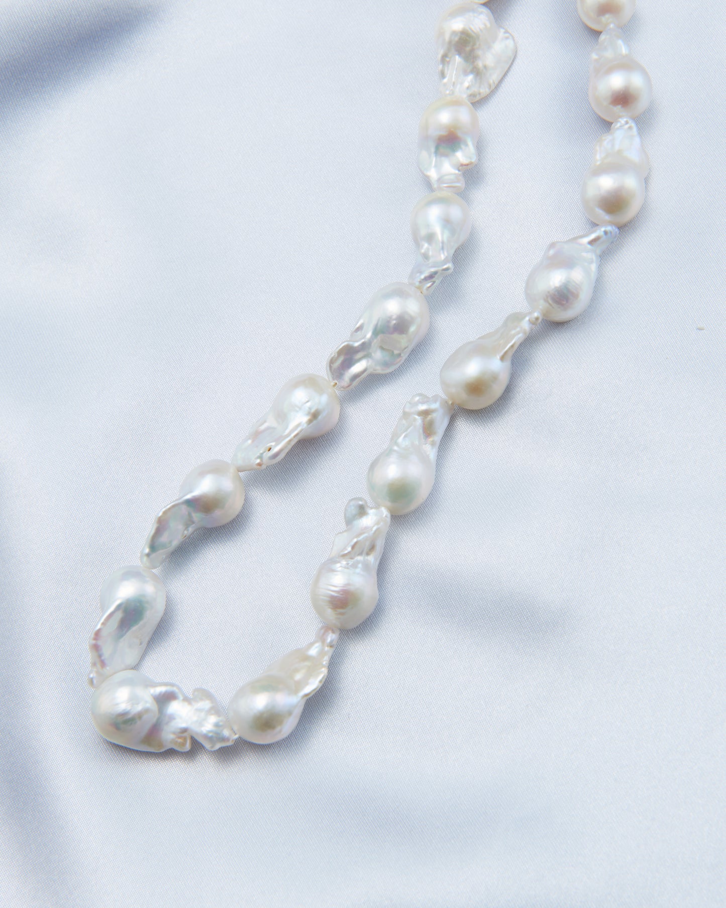 Large Baroque Pearl Necklace