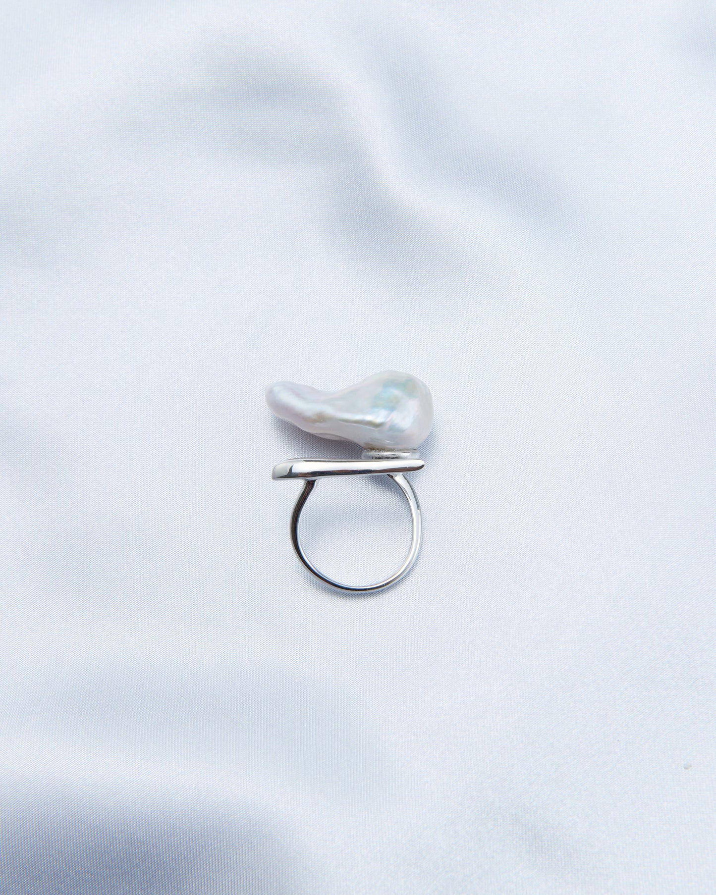 Baroque Pearl Arrow Ring