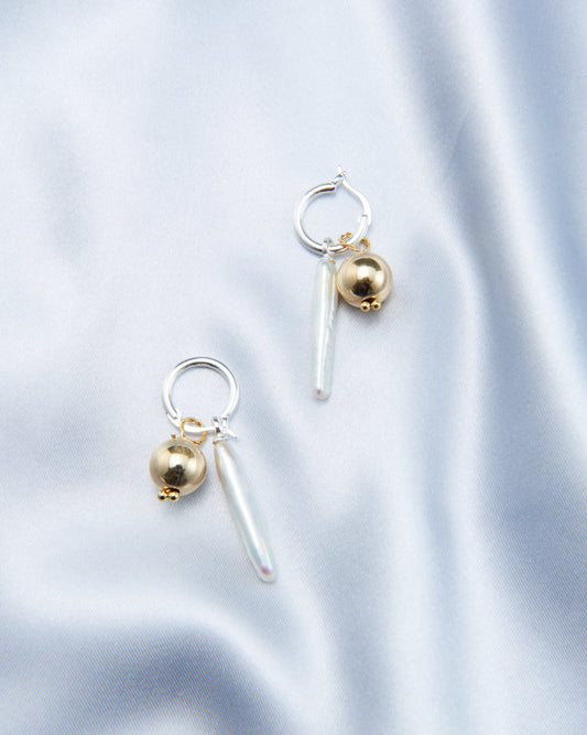 Long Baroque Pearl Earring