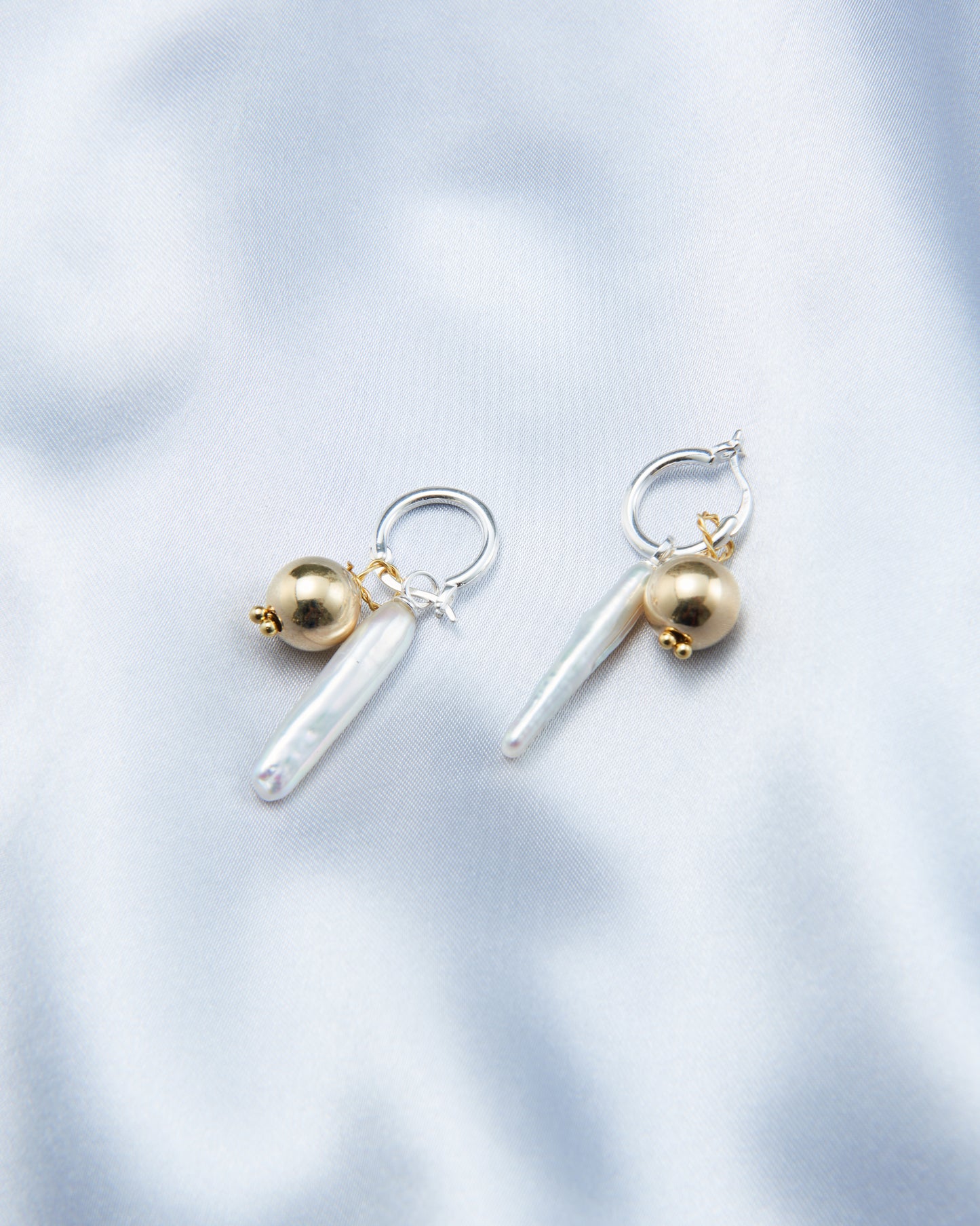 Long Baroque Pearl Earring