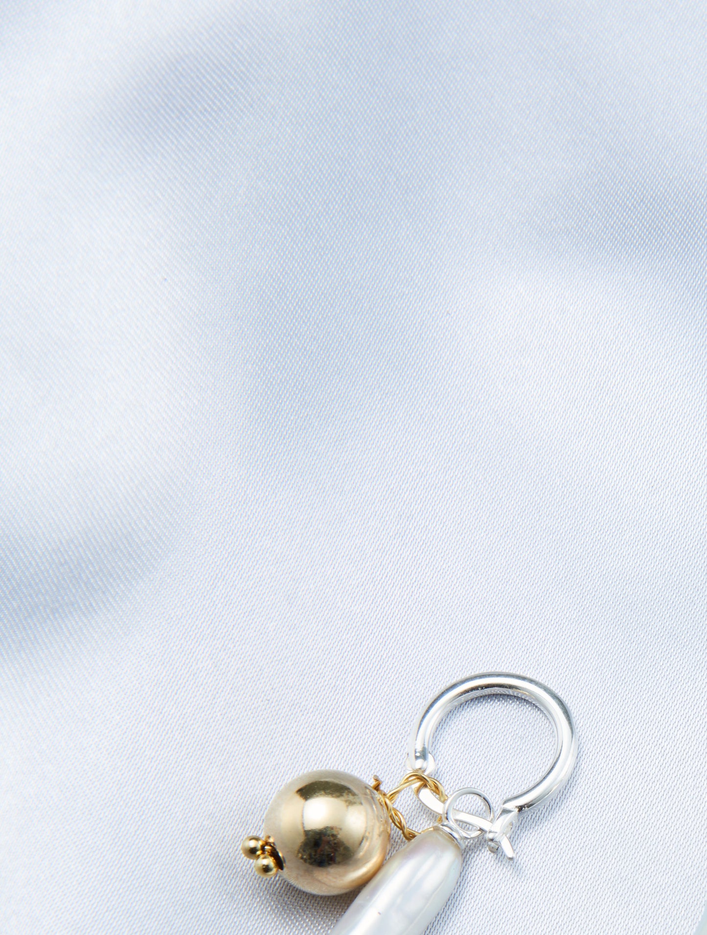 Long Baroque Pearl Earring