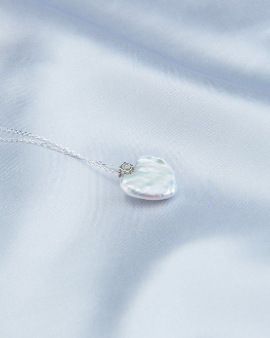 Heart Baroque Pearl Necklace
