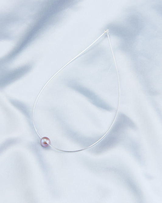 Purple Grape Pearl Necklace