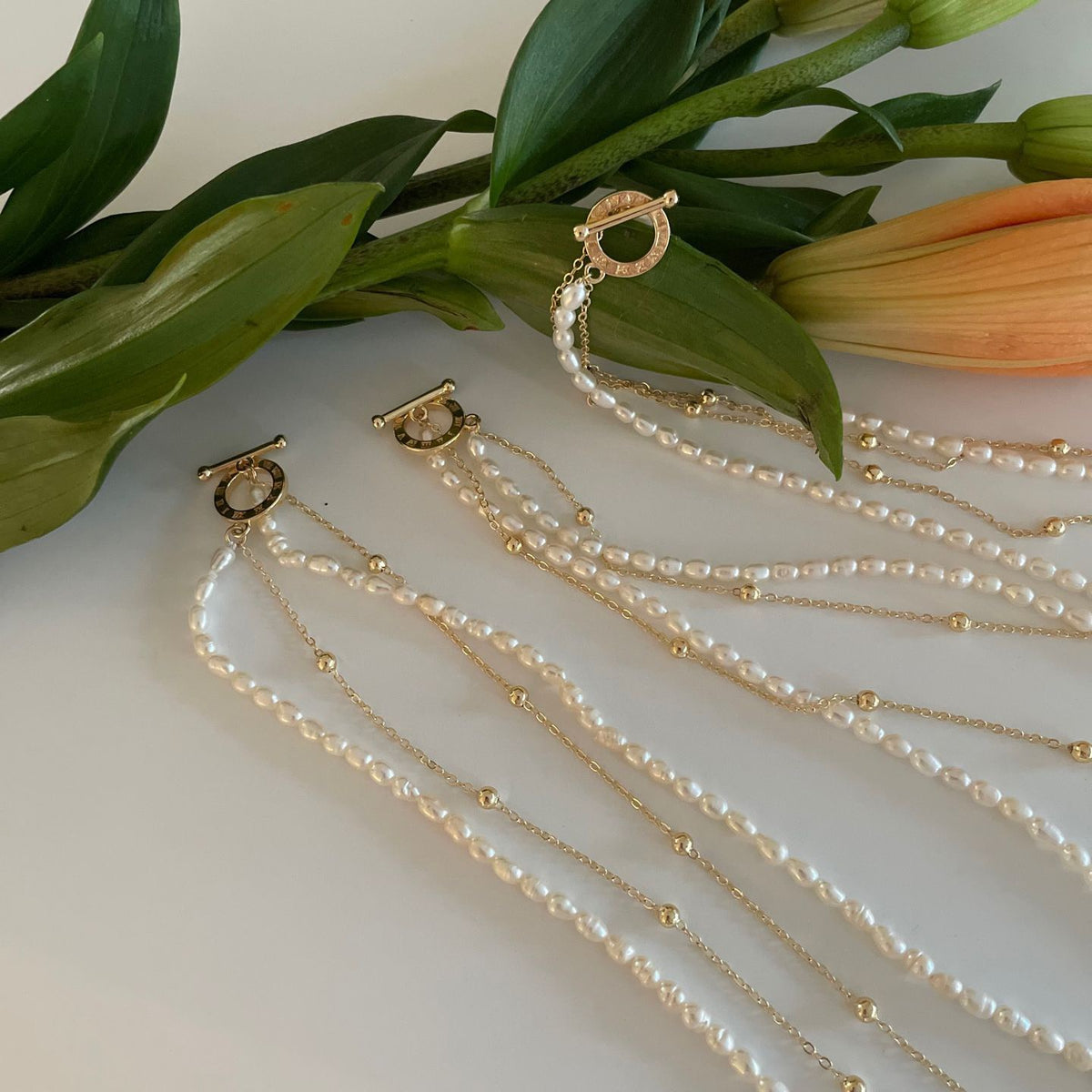 Double Layer Dreamy Gold Necklace