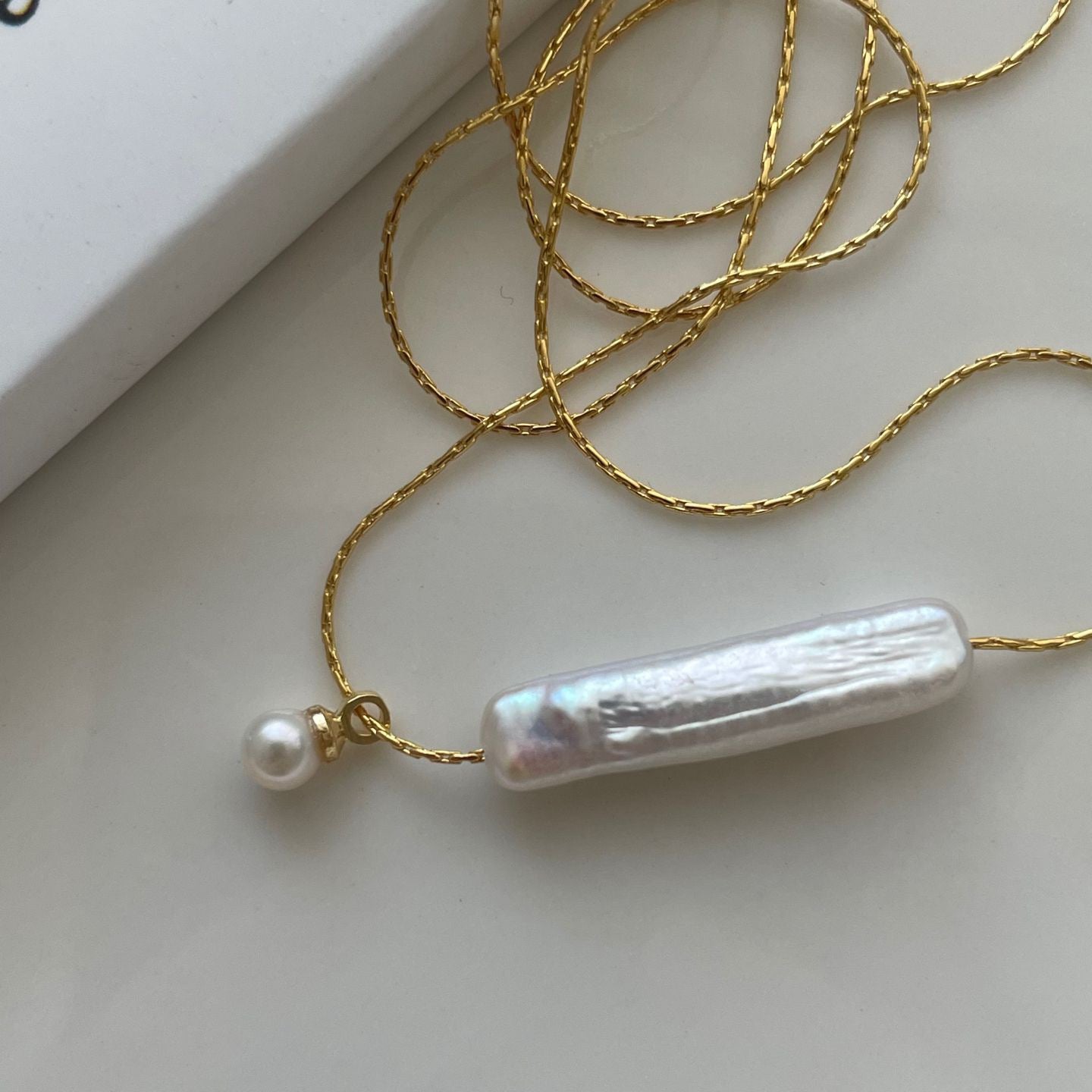 Tinker Bell Baroque Pearl Necklace